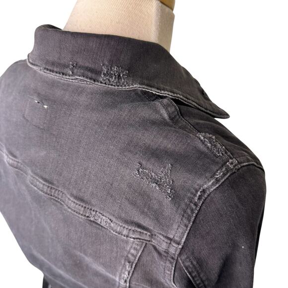 AG Adriano Goldschmied Robyn Slim Denim Jean Jacket Black Size XS - Picture 7 of 9